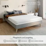 Matratze 160x200 HOME MAX Taschenfederkern H3 H4 7 Zonen Kokos 24 cm Kaltschaum – Bild 6