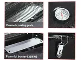 Gas Grill Tischgrill BBQ Gasgrill Thermometer Gartengrill 3,5kW Campinggrill G38 – Bild 2