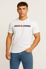 JACK & JONES Herren-T-Shirt mit Corp-Logo, 3er-Pack – Bild 5