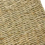 HMF Geschenkkorb leer, Aufbewahrungskorb geflochten aus Seegras 30 x 30 x 12 cm – Bild 4