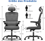 Bürostuhl Schreibtischstuhl Drehstuhl Chefsessel Computerstuhl Stuhl ergonomisch – Bild 4