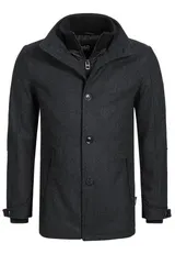 Indicode Herren Mantel Brittany -Parka Kurzmantel Herrenmantel Stehkragen Männer – Bild 1