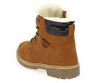 Kinder Boots Stiefeletten Winterschuhe Stiefel Gefütterte Schuhe 28-35 Camel – Bild 3