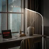 LED Stehlampe Touch Dimmbar Warmweiß Schwenkbar Leselampe 170cm USB-C Weiß – Bild 7