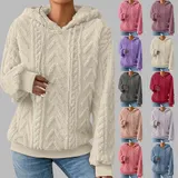 Damen Kapuzenpullover Winter Sweatshirt Freizeit Baggy Jumper Oberteile Tops – Bild 13