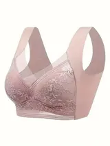 [6 Farben] Damen Spitzen BH mit Schale ohne Bügel Bustier Komfort Push Up Sexy ♥ – Bild 14