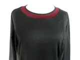 Sheego Damen Kleid Schwarz 46 & 48 Rot Etuikleid Jerseykleid Festlich Stretch – Bild 2