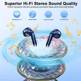 Drsaec NEU Wireless Earbuds Bluetooth 5.3 Kopfhörer mit 4 ENC Blau – Bild 2