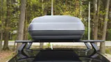 Dachbox 132 x 78 x 34,5 schwarz 320 Liter. Abschließbar mit einem Schlüssel – Bild 5
