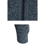 Strickjacken Herren Trachtenjacke Reißverschluss Gestrickt Cardigan Wintermantel – Bild 11