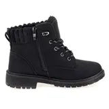 Neu Kinderschuhe Stiefeletten Boots Stiefel Winterschuhe Gefüttert Schwarz 66192 – Bild 2