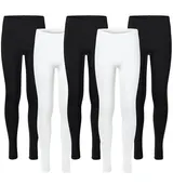 5er Pack Mädchen Lange Leggings Hose Freizeithose MS10-130 – Bild 1