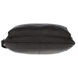 Kleine echt Leder Damen Umhängetasche Schultertasche Tasche Handtasche Schwarz – Bild 5