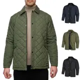 Indicode Herren Steppjacke INDram-Jacke Übergangsjacke Cordkragen Knopfleiste – Bild 7