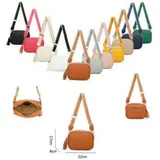 Umhängetasche Crossbody Bag Damen Handtasche Damentasche Schultertasche S1813-8 – Bild 2