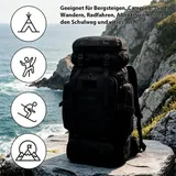 80L großer Wanderrucksack Reiserucksack Trekking Rucksack wasserabweisend – Bild 5