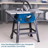 Scheppach Tischkreissäge HS100S 2000 W, mit Untergestell, 2 Tischverbreiterungen – Bild 6