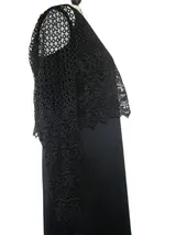 Joe Browns Damen Kleid Schwarz Abendkleid große Größen Spitzenkleid Langarm  – Bild 5