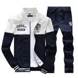 Herren Jogginganzug Jacke Tracksuit Suit Sportanzug Sporthose Trainingsanzug DE – Bild 16