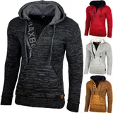 Baxboy Top Herren Winter Kapuzenpullover Pulli Sweatshirt Jacke RN-13277 Neu – Bild 6