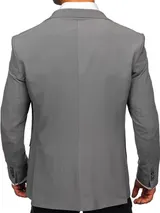 Sakko Herrensakko Sweatjacke Anzug Klassische Basic Casual Herren BOLF Unifarben – Bild 2