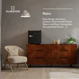 Mini Kühl-/Gefrierschrank 31 L Mini Tiefkühlschrank Freistehend Kühltruhe Retro  – Bild 3