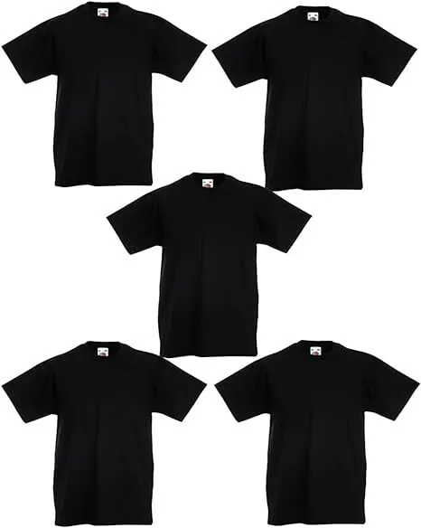 5er / 10er Pack Fruit of the Loom Original T-Shirt Kids Kinder