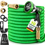 TRESKO® Premium Gartenschlauch Flexibler Wasserschlauch dehnbarer Flexischlauch – Bild 1