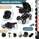 B -WARE Kinderwagen Kombikinderwagen Buggy Reisebuggy  – Bild 9