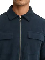 Indicode Herren Overshirt INNemoto Zip Shirt–Hemd Reißverschluss – Bild 4