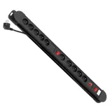 Steckdosenleiste Mehrfachstecker Mehrfachsteckdose 10-fach Steckdose Max. 3680W – Bild 2