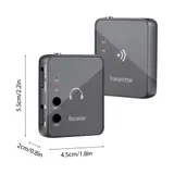 2 4-GHz-Funk-Kopfhörer-Monitor-Übertragssystem Wiederaufladbar Mono/Stere N1U1 – Bild 1