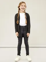 Name it Mädchen Cardigan Strickjacke Kinder Taschen Grau Navy Schwarz 116 -164 – Bild 7