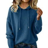 Damen Sweatshirt Pullover Oberteil Langarmshirt Hoodie Winter Knitted Sweater – Bild 1