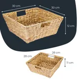 Geschenkkorb leer Aufbewahrungskorb aus Wasserhyazinthe Flechtkorb div. Formen – Bild 5