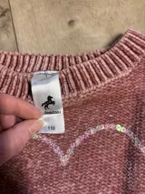 Pullover Mädchen 👧110 C&a Rosa mit HERZ ❤️ ansehen  – Bild 2