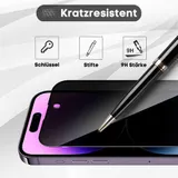 Sicht Schutz Panzer Folie für iPhone 12 13 14 15 16 17 18 Blickschutz Anti Spy – Bild 2