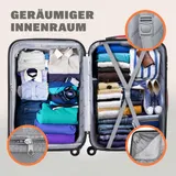 Koffer Hartschale Trolley Reisekoffer Hartschalenkoffer 4 Rollen Spinner Case XL – Bild 7