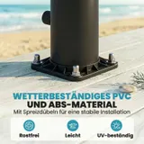 Campingzelt für 3-4 Personen wasserdicht Familienzelt mit Schlafkabine Vorraum – Bild 10