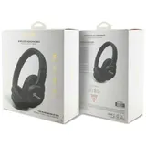 Guess Bluetooth 5.3 Wireless Headset On-Ear Tone On Tone 4G Script Logo Black – Bild 2