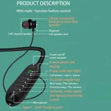 Nackenbügel Bluetooth V5.3 Kopfhörer Sweatproof Noise Cancelling für Office – Bild 7