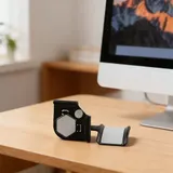 Platzsparender verstellbarer Monitorst?nder zum Klemmen f??r Kopfh?rer und Hea – Bild 10