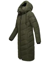 Navahoo Damen Winterjacke Steppjacke Winter Jacke lang warm Mantel Parker B982 – Bild 3
