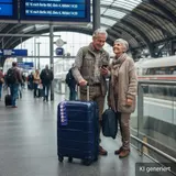 XL Koffer Reisekoffer Travel Hartschalenkoffer Reisen Rosa 48x75x28 cm 100 L – Bild 7