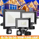 LED Fluter Strahler Außen 10W-500W mit Bewegungsmelder Flutlicht Lampe Sensor DE – Bild 14