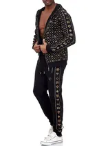 Redbridge Herren Jogginganzug Sweat Suit Set Jacke Pullover Hose Allover Premium – Bild 7