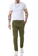 Redbridge Herren Chino Cargo Hose Denim Pants Jeans Basic Freizeithose Taschen – Bild 9