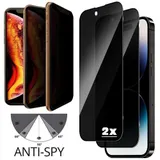 Sicht Schutz Panzer Folie für iPhone 12 13 14 15 16 17 18 Blickschutz Anti Spy – Bild 7