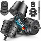 RE:SPORT® 2er Hantel Set Kurzhanteln Hanteln verstellbar Krafttraining Fitness – Bild 1