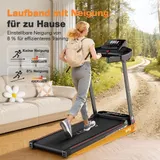 8 % Steigung Laufband, Leise & Klappbar, 1-12 km/h, mit APP Control, LED-Display – Bild 4